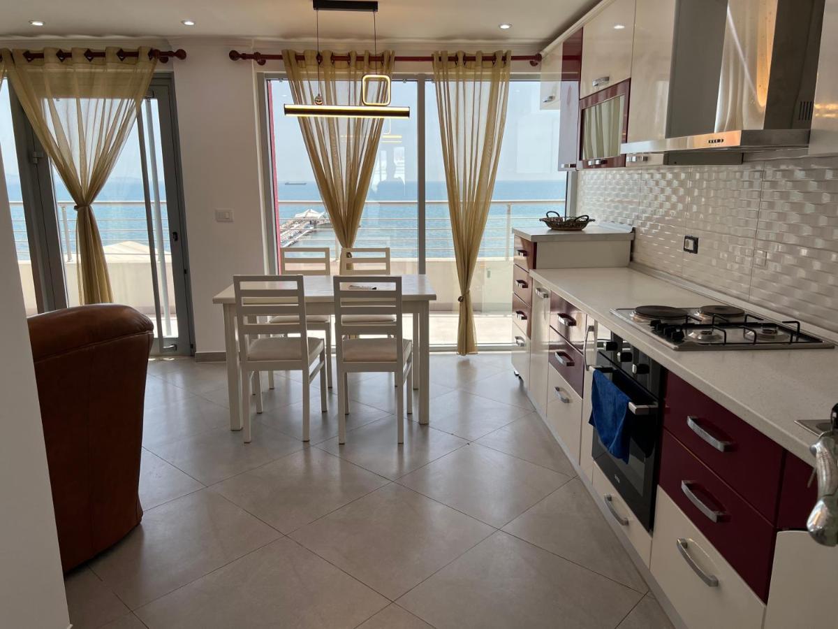 Luxury Sea View Duplex Apartment Durres Ngoại thất bức ảnh